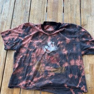 Disney Kids Mickey Mouse Tie-Dye Shirt - Black and Brown